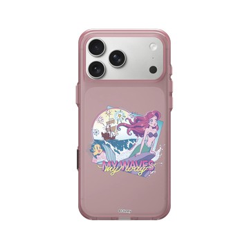 iPhone 17 Pro Max Clear (相機按鈕) 晶醺玫 - 迪士尼-公主系列 Disney Princess - 日系愛麗兒
