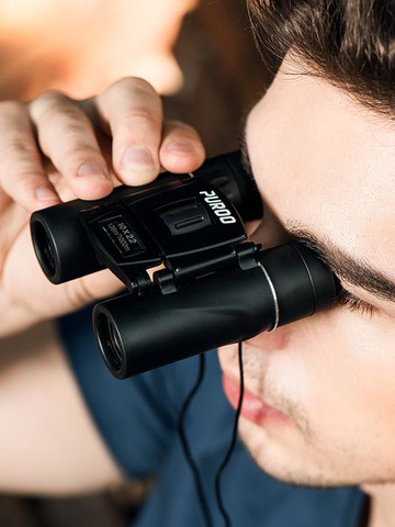 樂天精選 望遠鏡 普徠雙筒望遠鏡小型便攜高倍高清演唱會兒童望眼鏡迷你觀劇看話劇