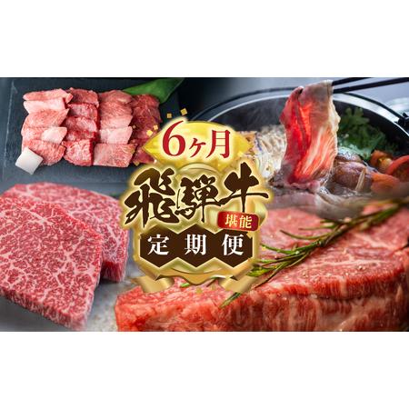 ふるさと納税 飛騨牛 6ヶ月定期便 6回お届け 赤身 ステーキ すき焼き しゃぶしゃぶ 焼肉 小間切れ 訳あり 切り落とし 霜降り 赤身 国産牛 和牛 .. 岐阜県飛騨市