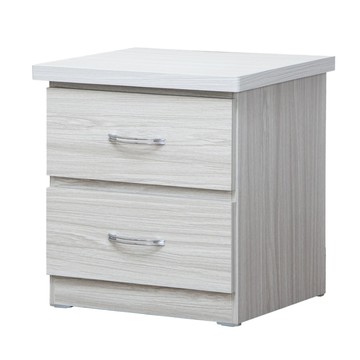 【Homelike】喜家居二抽床頭櫃(雪松色)(1147)