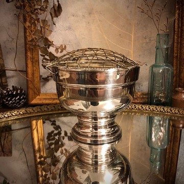 英國鍍銀老件-花器