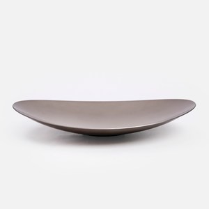 德國Blomus ONDEA金屬裝飾盤34cm 霧灰