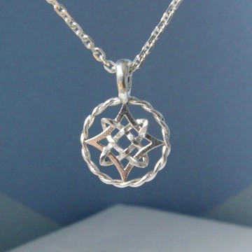 心靈系列--凱爾特結星星純銀吊咀