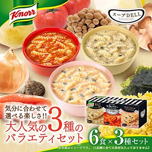 味の素 クノール スープ DELI バラエティボックス 18袋入 トマト きのこ たらこ