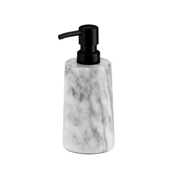 KELA 德國 Varda大理石洗手乳罐(白200ml) / 按壓瓶 分裝瓶 乳液瓶 沐浴乳罐