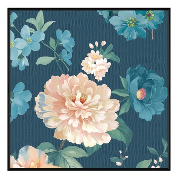 Boluo 菠蘿選畫所 雍容典雅 牡丹畫作 60 x 60cm 畫框  黑色