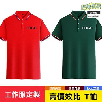 【可印Logo定製】POLO衫工裝 工作服 廣告衫 企業文化衫 班服 團體服 翻領短袖 速乾透氣 多色可選 裝修建築行業 企業團隊定製