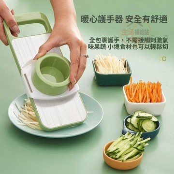 多功能切菜器 廚房切菜神器 不鏽鋼刨絲器 切絲切片工具 大蒜切片料理用品 家用蔬菜處理器
