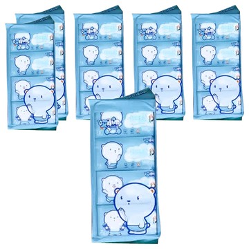 哎小巾 8抽超迷你純水濕紙巾  15x14cm  款式隨機  8包  6袋