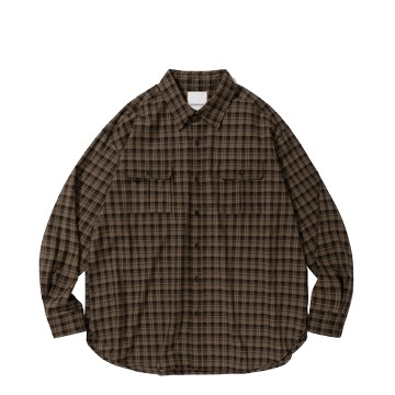 UNKNOWNDOMAIN CAPSULE WARDROBE SHIRT BROWN