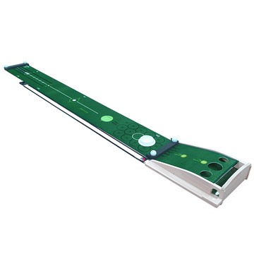 BJ 檜木混合型高爾夫推桿練習墊套組  綠色  2.9m x 37cm  1個