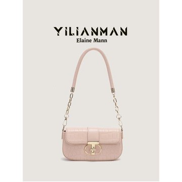 伊蓮曼女包原創蜜桃烏龍法式腋下包小眾高級感包包鏈條斜挎單肩包