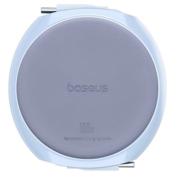 Baseus 倍思 明途系列 隨意拉伸快充傳輸線 Type-C-Type-C 100W  星海藍  1m  1條