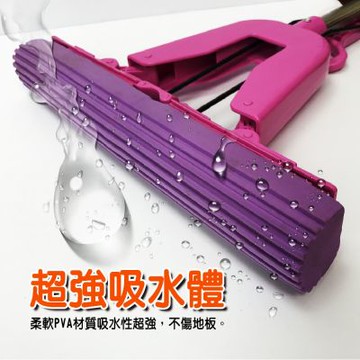 金德恩 台灣製造 手拉式折合拖把拖布 拖布補充包 28cm 膠頭拖布 拖把布 拖布 拖把補充 平板布