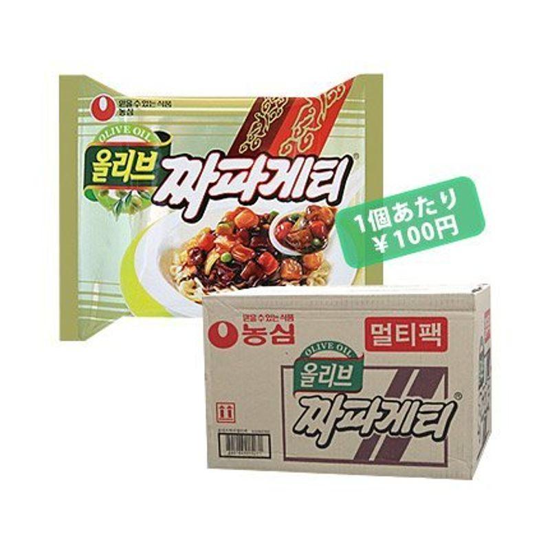 農心 オリーブチャパゲティ 1BOX (40入)韓国じゃじゃ麺、ジャージャー麺