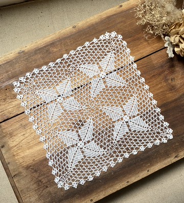 【好日戀物】德國vintage 古董手工鉤針蕾絲027氛圍感家居裝飾