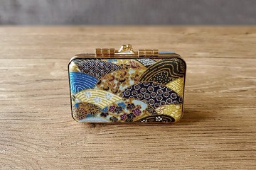 燙金扇子 日本布  大小章 結婚對章盒 雙章盒 印章盒 結婚禮物