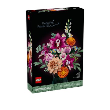 LEGO 10342 BOTANICALS 優雅粉紅花束