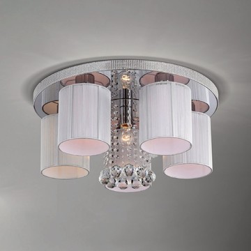 E27布罩吸頂五燈 L01-1542