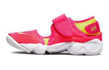 PS NIKE AIR RIFT BR SPORTS PINK SANDALS HYPER PINK GHOST GREEN WHITE