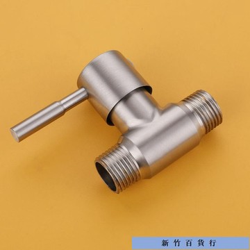 優惠價✨304不鏽鋼4分明裝管雙內外絲螺紋直角閥DN15全銅快開關閥門
