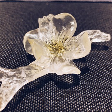 琉璃 梅花枝 茶枕