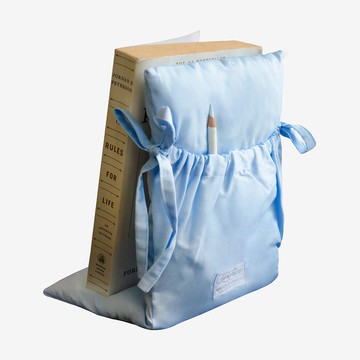 布藝書擋 藍色 (書痴限定版)