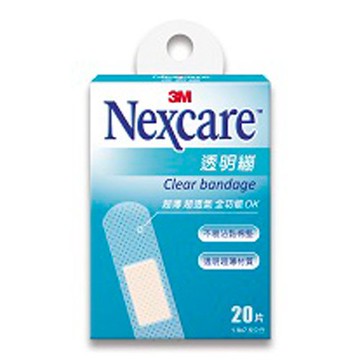 本月熱銷推薦 滿額再折【史代新文具】3M T520 Nexcare 1.9x7.5cm 透明繃/OK繃 (1包20片)
