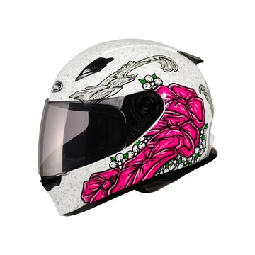 【SOL Helmets】GMAX FF-49全罩式安全帽 (亞蘿_白/粉) ｜ SOL安全帽官方商城