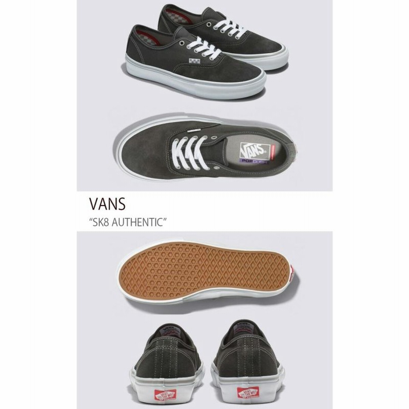 Vans authentic hotsell dark grey