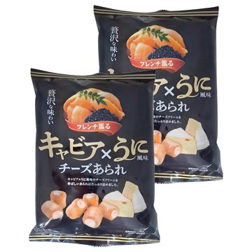 Kirara 起司米菓 魚子醬海膽風味  42g  2包