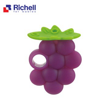 Richell 寶寶咬咬系列固齒器 - 葡萄(附盒)