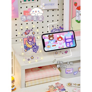 創意宇航員手機桌面支架創意擺件卡通可愛懶人太空人支架神器禮物