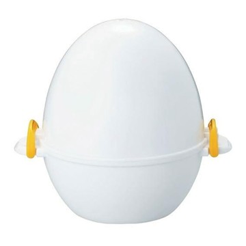 珍珠金屬 微波煮蛋器 NEW RANGE PIYO 適用3顆蛋 CC-1148  1個