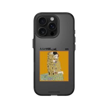 iPhone 16 Pro Clear (相機按鈕) 酷墨灰 - 大人の図鑑 - 藝術編_接吻