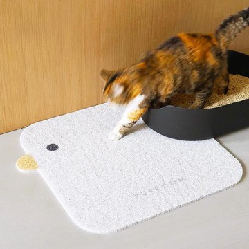 PURROOM小雞寵物貓砂墊防帶出入戶進門墊貓砂腳墊防滑防水防帶出