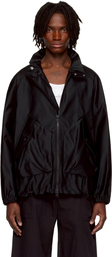 Simone Rocha 黑色 Harrington 夹克