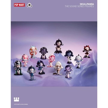 POP MART 泡泡瑪特 SKULLPANDA聲音系列 sp 新品 熱款 盲盒 盒玩 金屬漆 確認款 一中盒