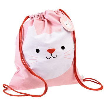 Rex LONDON 束口後背包  38 x 32.5 x 1cm  貓咪