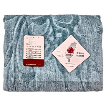 GRACE 格蕾絲 MIT台灣製純棉緹花枕巾  52 x 70cm  經典藍  2件
