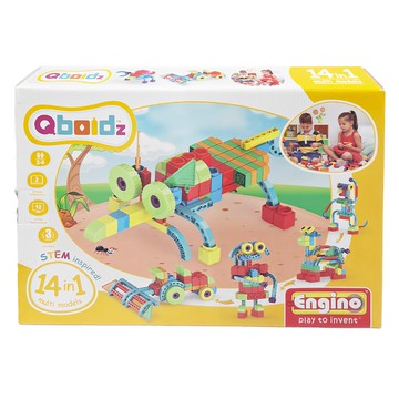 Engino 安捷積木 QBOIDZ系列 QB設置多模式 14合1  EN-QB14  1盒