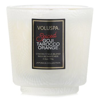 Voluspa Voluspa Petite Pedestal 芳香蠟燭 - Spiced Goji Tarocco Orange 72g/2.5oz-蠟燭