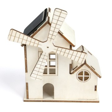 「雙成教具」科学实验太阳能小屋科技小制作儿童手工益智玩具diy