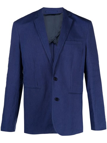 Orlebar Brown - single-breasted silk blazer - men - Silk/Fabric - S - Blue