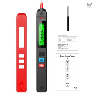 BSIDE艾默Z2感應測電筆 2合1高精度萬用表+感應電筆 數顯電工維修測電筆 線路漏電檢測電筆    【帶矽膠護套，兩