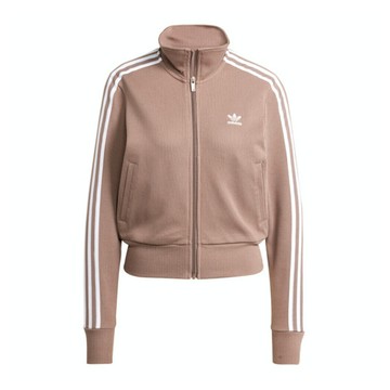 Adidas Knitted Top JD4604 女 針織外套 立領外套 運動外套 休閒穿搭 奶茶