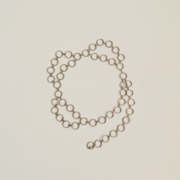 【NaSuBi Vintage】金屬圈環串接腰鍊