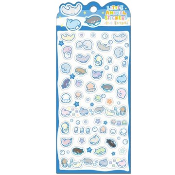 晴天Sonnig繽紛小小動物貼/PV2515/9x17.5cm