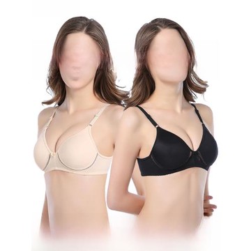 春夏薄款透氣網無痕棉杯睡眠文胸排汗干爽舒適健康中老年媽媽內衣