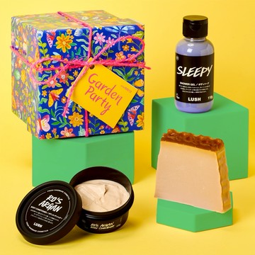 【LUSH 英國直營】為你打造愛的花園｜庭園派對 沐浴保養禮盒｜快速出貨